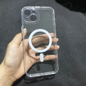 خرید کریستال کاور شفاف مگ سیف iPhone 15 مارک XUNDD مدل Ice