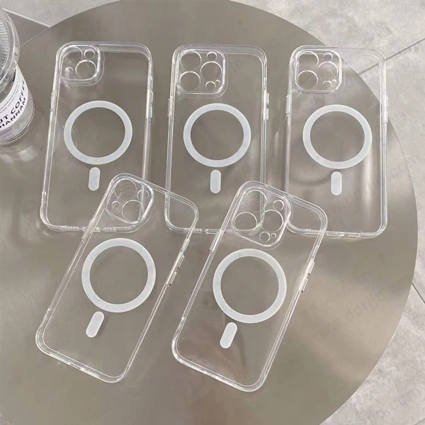 خرید کریستال کاور شفاف مگ سیف iPhone 15 مارک XUNDD مدل Ice