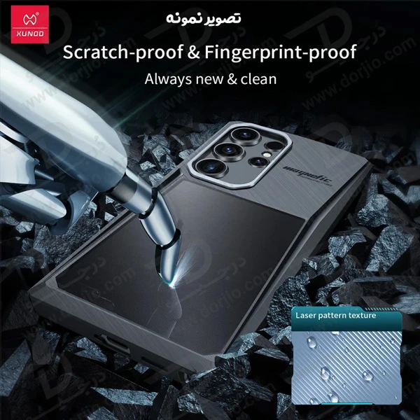 خرید گارد ضد ضربه پشت مات Samsung Galaxy S23 Ultra مارک XUNDD مدل Cyber
