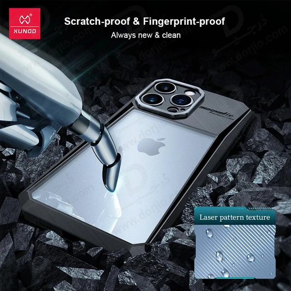 خرید گارد ضد ضربه پشت مات iPhone 14 Pro Max مارک XUNDD مدل Cyber
