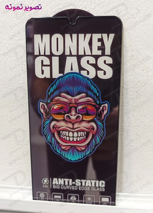 خرید گلس شفاف تمام صفحه Xiaomi Redmi A1 Plus مدل Monkey Anti-Static