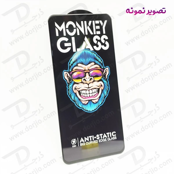خرید گلس شفاف تمام صفحه Xiaomi Redmi Note 9 Pro Max مدل Monkey Anti-Static