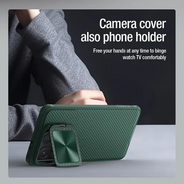 خرید قاب ضد ضربه کمرا استند نیلکین Xiaomi Poco F6 Pro مدل Camshield Prop خرید قاب ضد ضربه کمرا استند نیلکین Xiaomi Poco F6 Pro مدل Camshield Prop