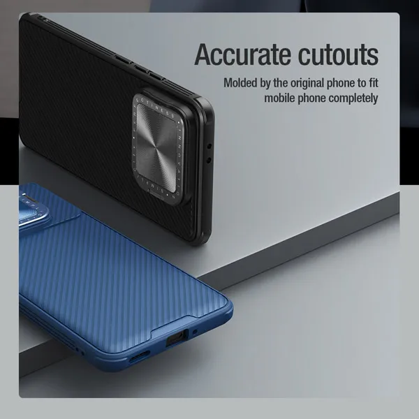 خرید قاب ضد ضربه کمرا استند نیلکین Xiaomi Poco F6 Pro مدل Camshield Prop