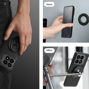 خرید قاب مگنتی کمرا استند نیلکین Xiaomi Poco F6 Pro مدل CamShield Prop Camera Cutout MagSafe