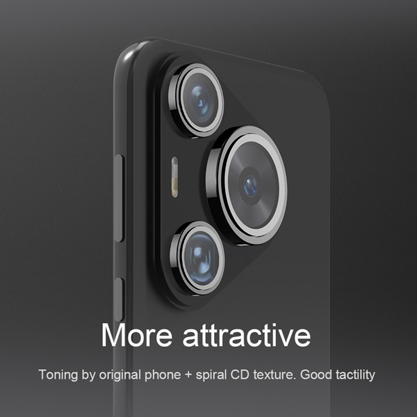 خرید محافظ لنز رینگی Huawei Pura 70 Pro همراه با ابزار نصب مارک نیلکین مدل CLR Film