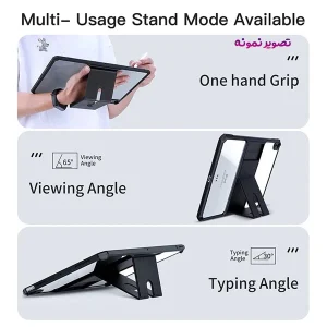 خرید کریستال شیلد شفاف پایه دار تبلت iPad Air 2 مارک XUNDD سری Beatle