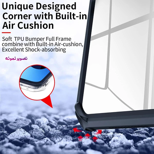 خرید کریستال شیلد شفاف پایه دار تبلت iPad Pro 11 2021 مارک XUNDD سری Beatle