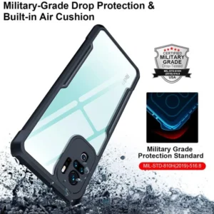 خرید کریستال شیلد شفاف گوشی Xiaomi Redmi Note 10 مارک XUNDD سری Beatle