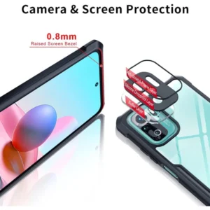 خرید کریستال شیلد شفاف گوشی Xiaomi Redmi Note 10 مارک XUNDD سری Beatle