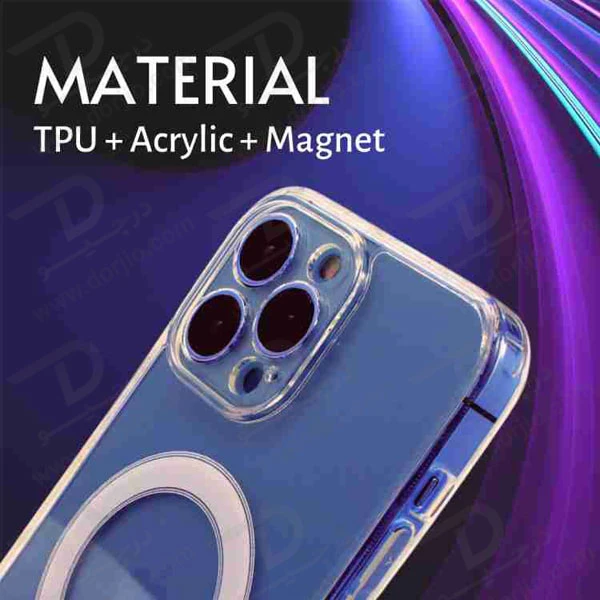 خرید کریستال کاور شفاف مگ سیف iPhone 13 Pro مارک XUNDD مدل Ice