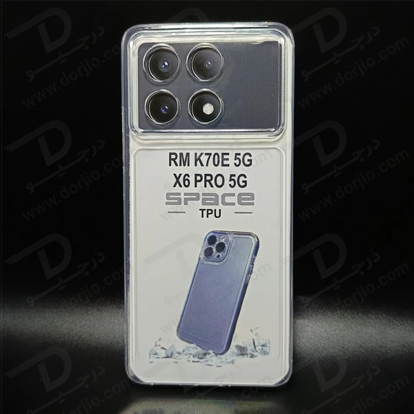 خرید گارد ژله ای شفاف با محافظ دوربین Xiaomi Poco X6 Pro