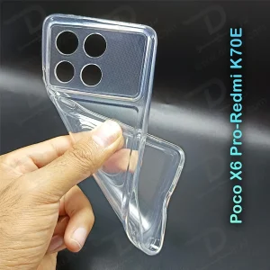 خرید گارد ژله ای شفاف با محافظ دوربین Xiaomi Poco X6 Pro