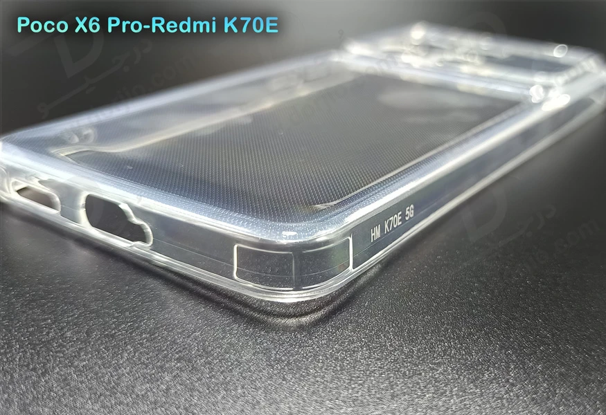 خرید گارد ژله ای شفاف با محافظ دوربین Xiaomi Poco X6 Pro