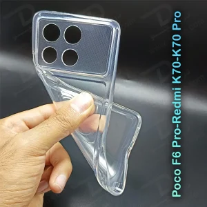 خرید گارد ژله ای شفاف با محافظ دوربین Xiaomi Redmi K70-K70 Pro