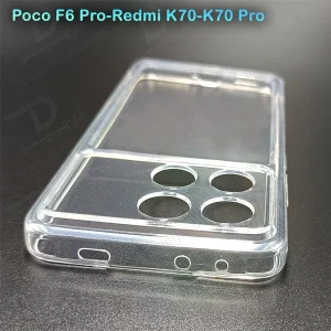خرید گارد ژله ای شفاف با محافظ دوربین Xiaomi Redmi K70-K70 Pro