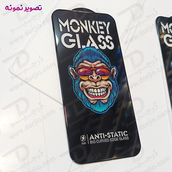 خرید گلس شفاف تمام صفحه IPhone 11 Pro مدل Monkey Anti-Static