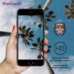 خرید گلس شفاف تمام صفحه iPhone 7 مدل Monkey Anti-Static