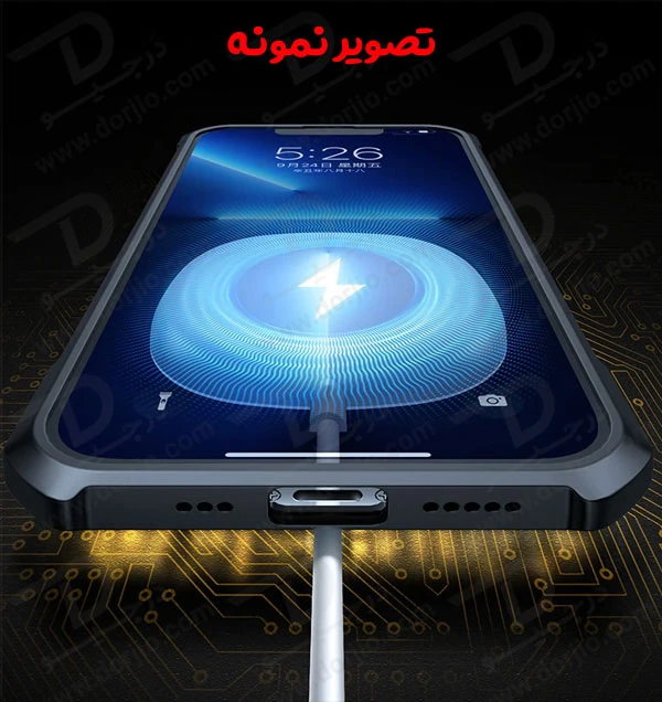 خرید قاب لوکس طلایی Samsung Galaxy S22 Ultra مارک XUNDD سری GOLD MOOOPAA