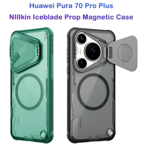 قاب کریستالی مگنتی کمرا استند نیلکین Huawei Pura 70 Pro Plus مدل Iceblade Prop Magnetic