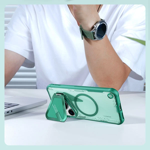 خرید قاب کریستالی مگنتی کمرا استند نیلکین Huawei Pura 70 Pro مدل Iceblade Prop Magnetic