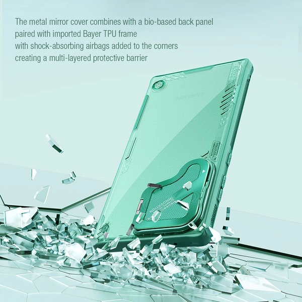 خرید قاب کریستالی مگنتی کمرا استند نیلکین ویژه Samsung Galaxy S24 Ultra مدل Iceblade Prop Magnetic