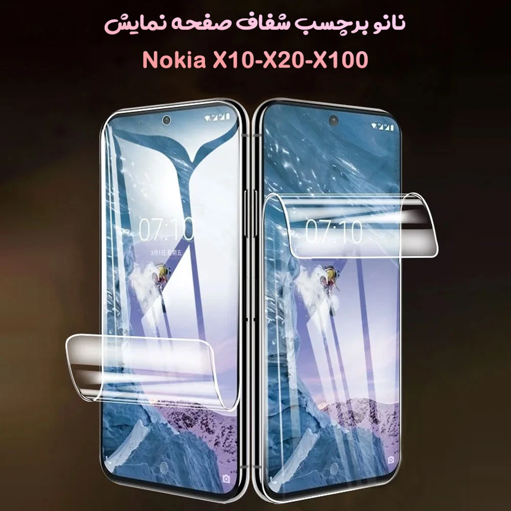 خرید نانو برچسب شفاف صفحه نمایش Nokia X20