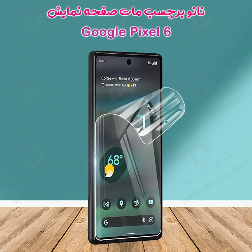 خرید نانو برچسب مات صفحه نمایش Google Pixel 6