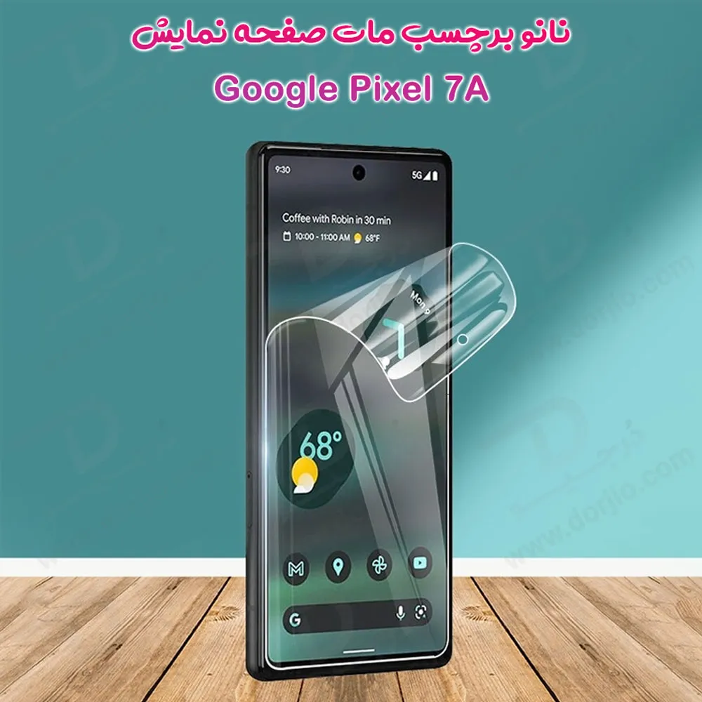 خرید نانو برچسب مات صفحه نمایش Google Pixel 7A