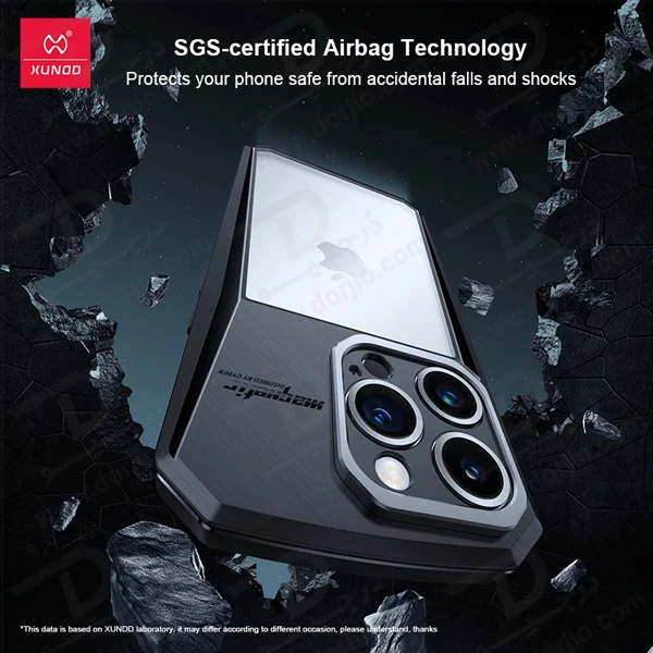 خرید گارد ضد ضربه پشت مات iPhone 14 Pro مارک XUNDD مدل Cyber