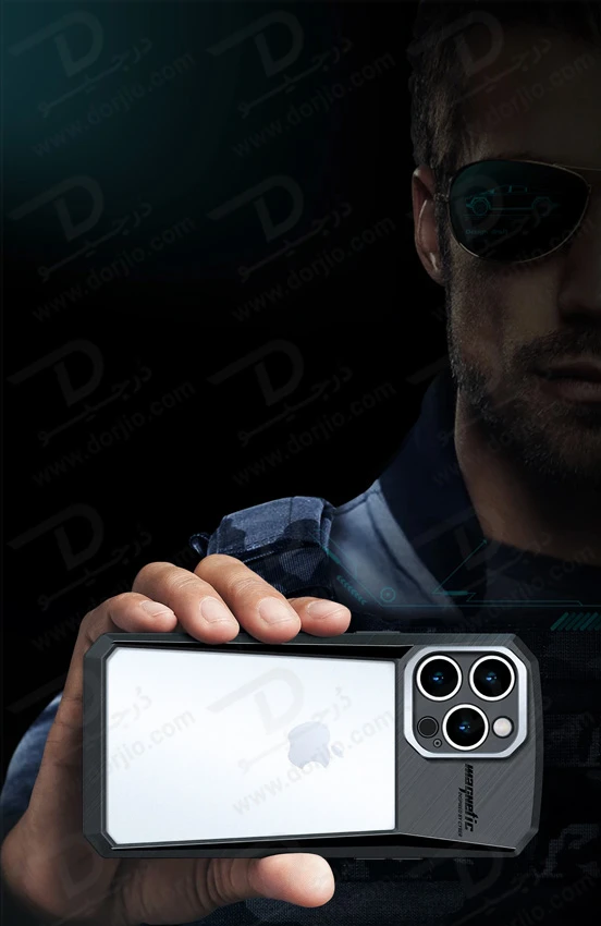 خرید گارد ضد ضربه پشت مات iPhone 14 Pro مارک XUNDD مدل Cyber