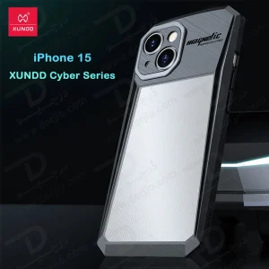 گارد ضد ضربه پشت مات iPhone 15 مارک XUNDD مدل Cyber