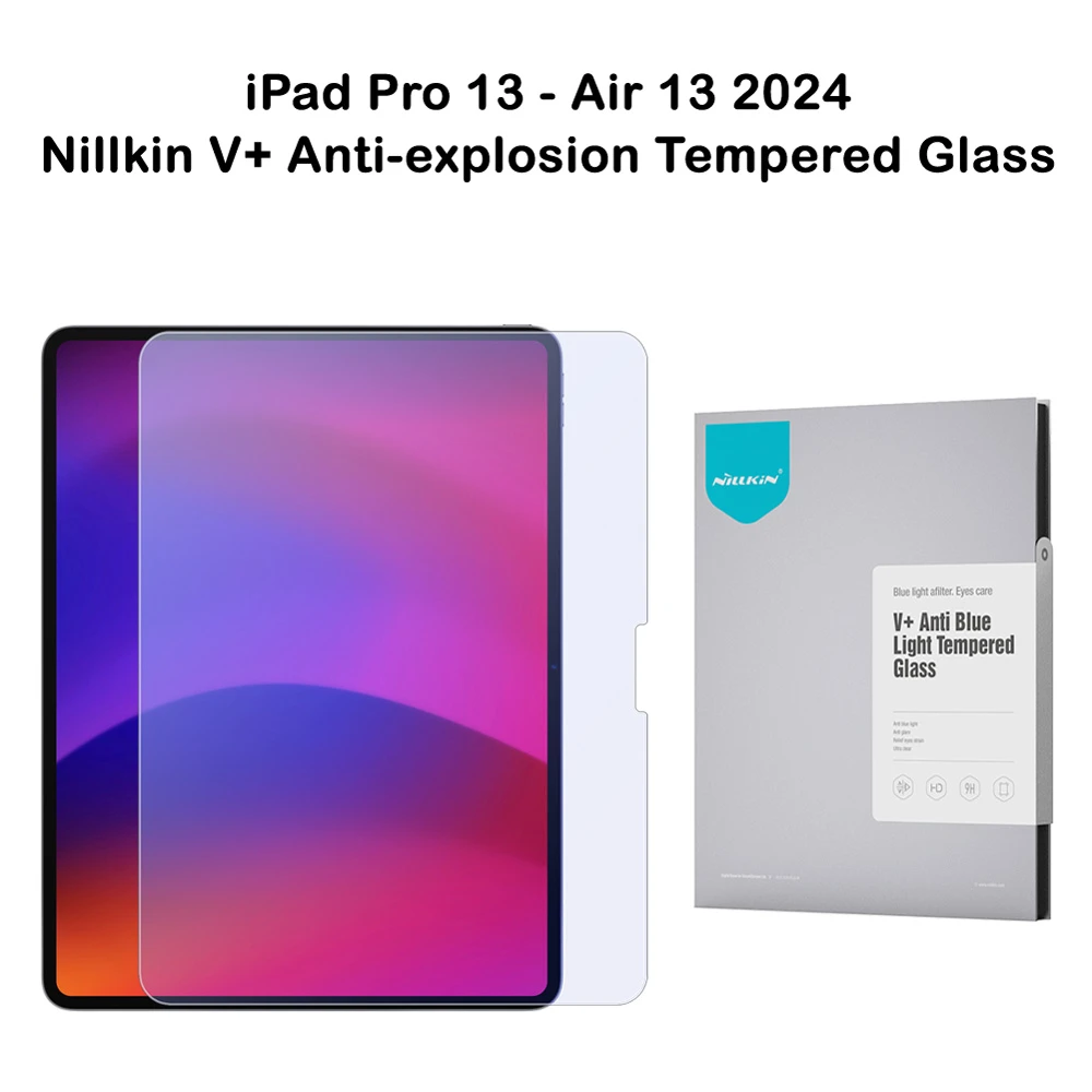 خرید گلس Anti Blue نیلکین تبلت iPad Air 13 2024 مدل V+ Anti Blue Light