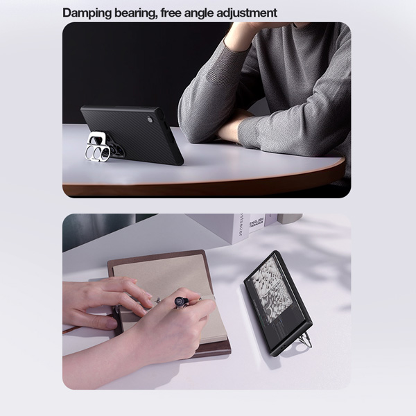 خرید قاب ضد ضربه مگنتی کمرا استند نیلکین Samsung Galaxy S24 Ultra مدل CarboProp Magnetic