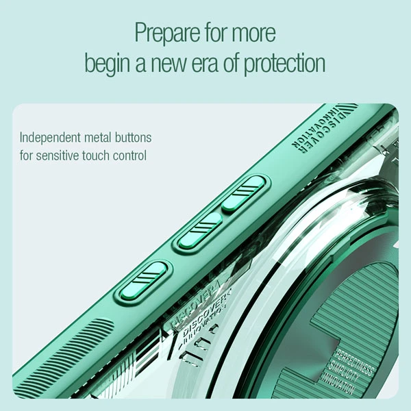 خرید قاب پشت کریستال کمرا استند نیلکین ویژه Xiaomi 14 Ultra مدل Iceblade Prop Magnetic