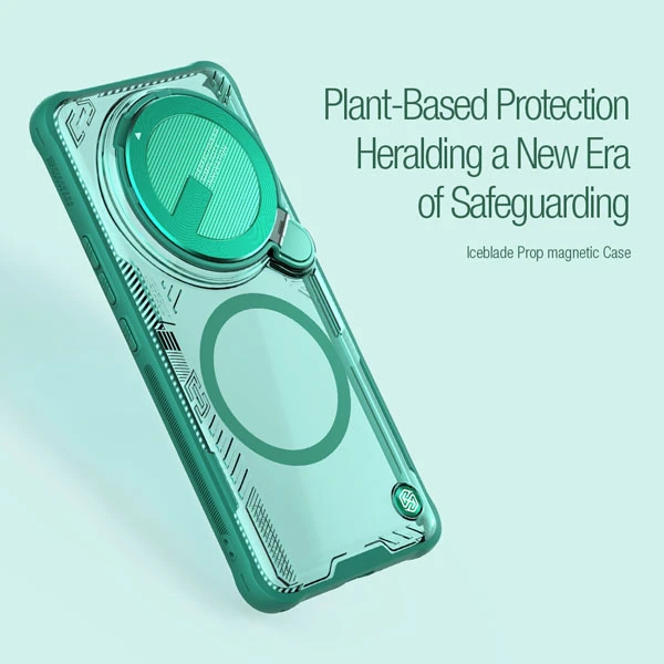 خرید قاب کریستالی مگنتی کمرا استند نیلکین ویژه Xiaomi 14 Ultra مدل Iceblade Prop Magnetic