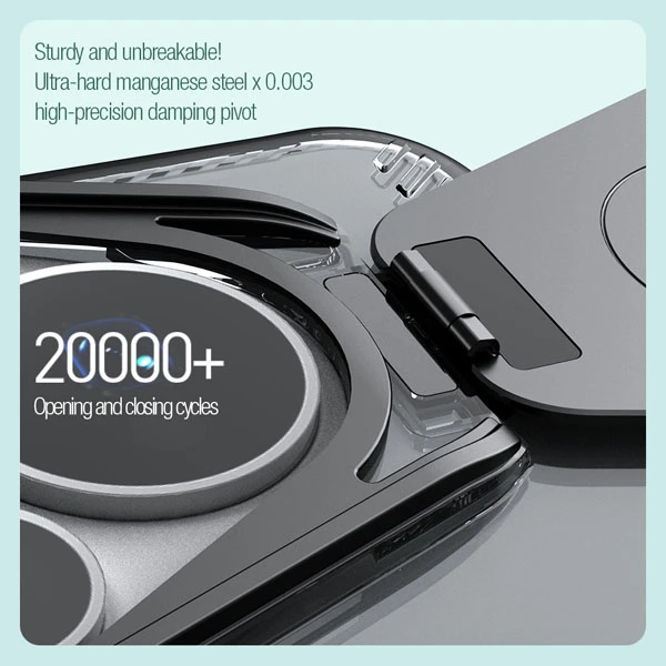 خرید قاب کریستالی مگنتی کمرا استند نیلکین Huawei Pura 70 مدل Iceblade Prop Magnetic