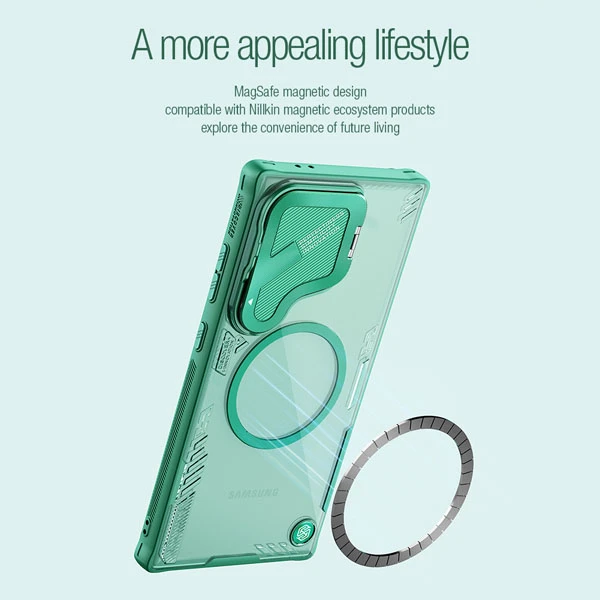 خرید قاب کریستالی مگنتی کمرا استند نیلکین ویژه Samsung Galaxy S24 Ultra مدل Iceblade Prop Magnetic خرید قاب کریستالی مگنتی کمرا استند نیلکین ویژه Samsung Galaxy S24 Ultra مدل Iceblade Prop Magnetic