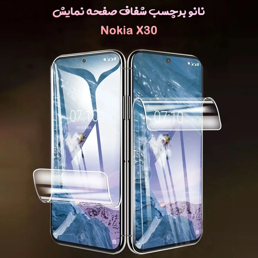 نانو برچسب شفاف صفحه نمایش Nokia X30