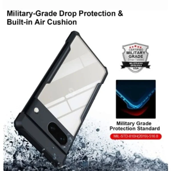 خرید کریستال شیلد شفاف Google Pixel 7A مارک XUNDD سری Beatle خرید کریستال شیلد شفاف Google Pixel 7A مارک XUNDD سری Beatle