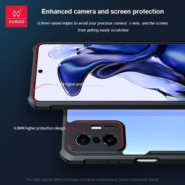 خرید کریستال شیلد شفاف Xiaomi 11T مارک XUNDD سری Beatle خرید کریستال شیلد شفاف Xiaomi 11T مارک XUNDD سری Beatle