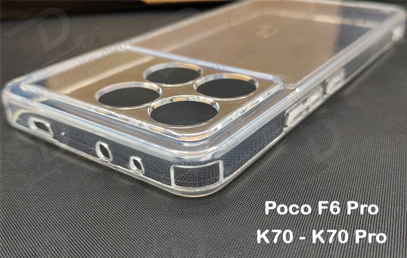 خرید کریستال کاور تمام شفاف Xiaomi Poco F6 Pro