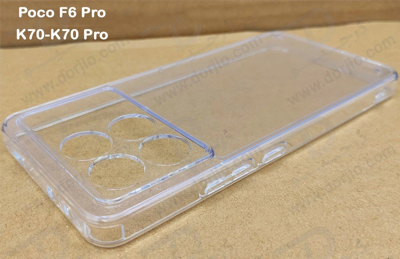 خرید کریستال کاور تمام شفاف Xiaomi Poco F6 Pro