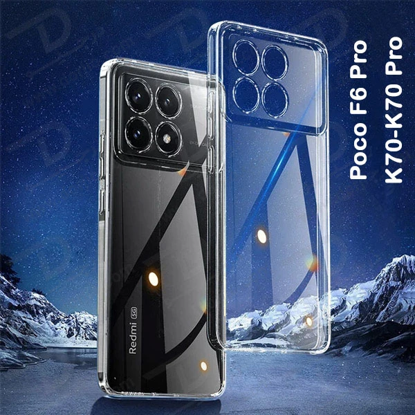 خرید کریستال کاور تمام شفاف Xiaomi Poco F6 Pro