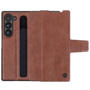 خرید فلیپ کاور چرمی نیلکین Samsung Galaxy Z Fold 6 مدل Aoge Leather Case
