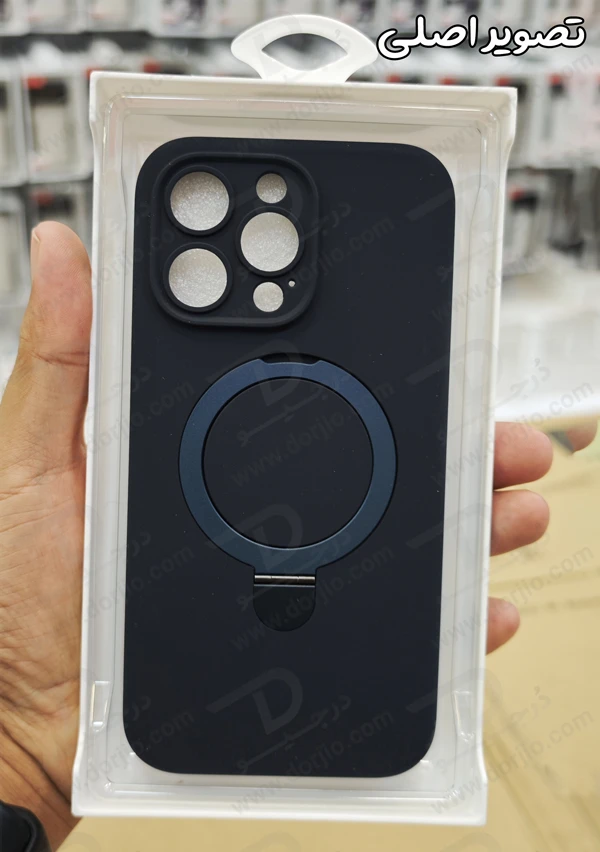 خرید قاب سیلیکونی رینگ استند مگ سیف iPhone 14 Pro Max مارک XUNDD سری Reno Magnetic Holder