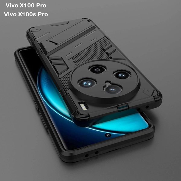 خرید قاب ضد ضربه استند دار Vivo X100s Pro مارک BIBERCAS