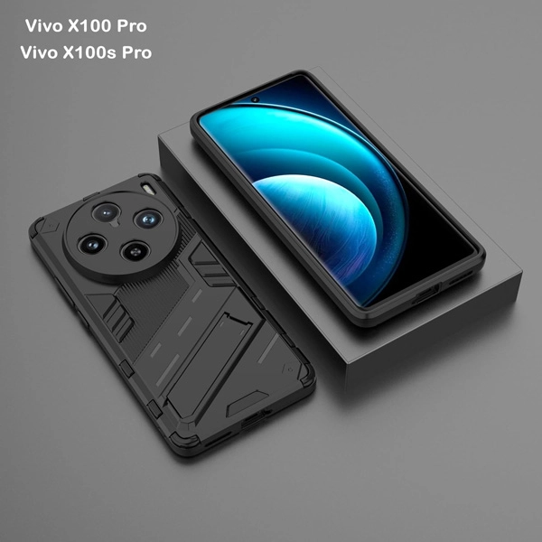 خرید قاب ضد ضربه استند دار Vivo X100s Pro مارک BIBERCAS