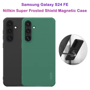 قاب ضد ضربه مگنتی نیلکین Samsung Galaxy S24 FE مدل Super Frosted Shield Pro Magnetic