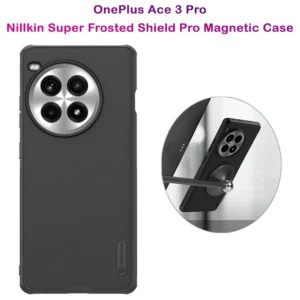 قاب ضد ضربه مگنتی نیلکین OnePlus Ace 3 Pro مدل Super Frosted Shield Pro Magnetic